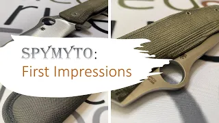 Spyderco SpyMyto | Green Micarta | M398