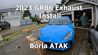 2023 Toyota GR86 Exhaust Installation | Borla ATAK