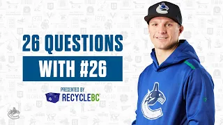 26 Questions With #26 Antoine Roussel