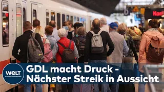 BAHN: Drohung mit weiterem Streik - GDL setzt der Deutschen Bahn neue Frist