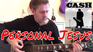 Johnny Cash - Personal Jesus - Guitar Lesson (Guitar Tab)