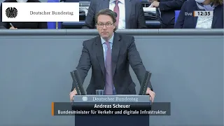 Bundestag: Scharfe Kritik der Opposition am Etat von Verkehrsminister Scheuer