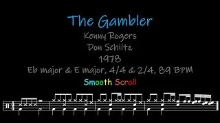 The Gambler, Chords, Lyrics and Timing