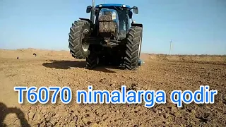 New Holland T6070 nimalarga qodir | На что способен этот трактор