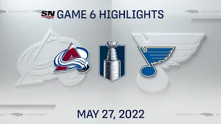 NHL Game 6 Highlights | Avalanche vs. Blues - May 27, 2022