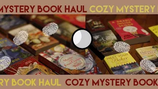 A HUGE THRIFTED COZY MYSTERY BOOK HAUL || Just Key