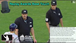 Replay Awarded Jose Altuve a HR - Why Didn't He Have to Touch the Bases? A: He Was Awarded That, Too