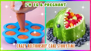 I'M 16 & PREGNANT 😍 CRAZY RELTIONSHIP CAKE STORYTIME 👌