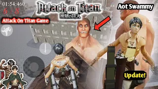 Attack on Titan games for Android | Aot Swammy Mobile Update | Anime fanmade game 2022