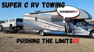 SUPER C RV TOWING OVERWEIGHT!? Pushing the LIMITS!!! #supercrv #thormagnitude