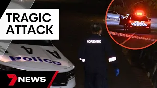 Police officer fatally shoots woman dead after stabbing her own mother to death | 7 News Australia