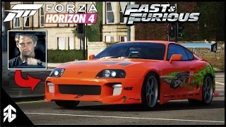 Forza Horizon 4 - F&F BRIAN'S TOYOTA SUPRA 1998 BUILD & CUSTOMIZATION (FH4)