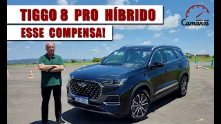 Tiggo 8 Pro Hybrid: bom consumo e bom desempenho - impressões do Camanzi