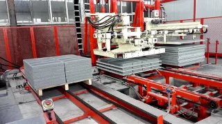QGM & ZENITH Off Line cubing system for block making and interlocking paver