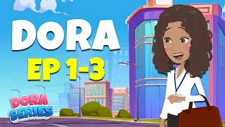 Dora Series Compilation | Dora Ep1-3 | Learn English Through Story