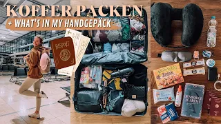 VORBEREITUNG auf den URLAUB - Koffer packen, What's in my Handgepäck, Drogerie Haul, Packliste