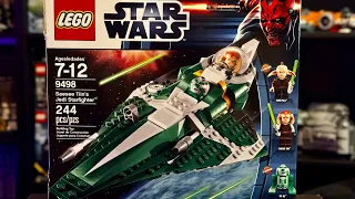 Lego StarWars 9498 Saesee Tiin's Jedi Starfighter Review!