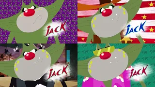 Oggy and the Cockroaches - Opening Credits Season 4, 5, 6 & 7 Mashup Comparison (2024 Remastered)
