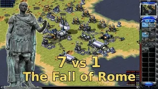 Red Alert 2 - The Fall of Rome - 7 vs 1 + Superweapons