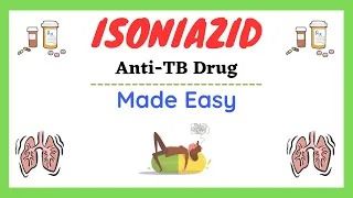 isoniazid pharmacology, antitubercular drugs, anti TB drugs pharmacology, pharmacology made easy