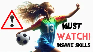 Warning! Unbeliveble Football (Soccer) Skills, 10 Year Old Girl