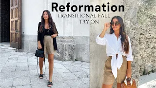 REFORMATION TRANSITIONAL FALL TRY ON - ALL SALE PIECES 2022  | Honestly Alessandra