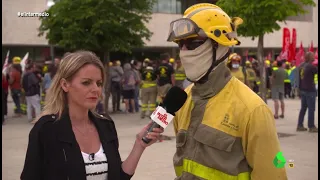 Un bombero que trabajó en el incendio de Zamora revela su sueldo: "Somos indispensables"