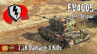 FV4005  |  7,1K Damage 3 Kills  |  WoT Blitz Replays