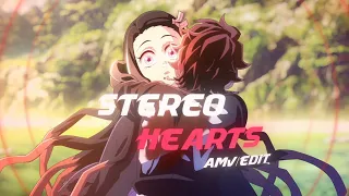 Nezuko /Tanjiro - stereo Hearts ❤️ - Amv/Edit