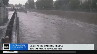 Local fire departments preparing swift water rescue teams with heavy rain on the way