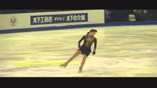 Alena Leonova free skate practice at worlds 2012