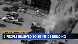 New video shows moment Iowa apartment building partially collapsed