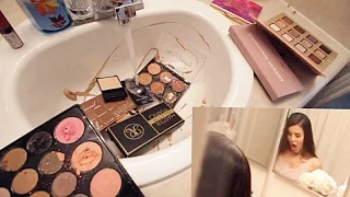 Destroyed My Pregnant Girlfriends Makeup Prank ! !