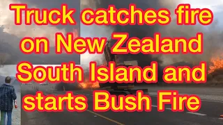 EP 124. Truck fire starts bush fire and shuts down New Zealand highway (Empty Fire Extinguisher 🧯)