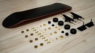 Dream Build Skateboard - Black and Gold Setup 2021