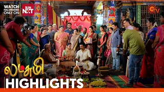 Lakshmi  - Highlights | 28 Mar 2024  | New Tamil Serial | Sun TV