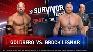 FULL MATCH - Goldberg vs. Brock Lesnar: Survivor Series