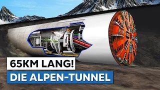 Das 42 Mrd. € Tunnelnetz der Alpen