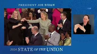 2024 State of the Union Address but Only the Clapping