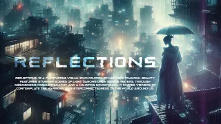 REFLECTIONS : FUTURISTIC DEEP AMBIENT MUSIC | 1 HOUR | RAINFALL NIGHT FOR RELAXATION & MEDITATION