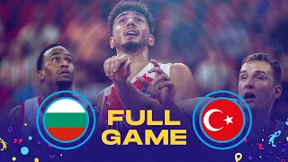 Bulgaria v Turkey | Full Basketball Game | FIBA EuroBasket 2022