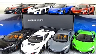 8 units of 1/18 AUTOart various McLaren opened ♪ MP4-12C, 600LT, 675LT, P1GTR etc.