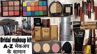 Bridal makeup kit - Affordable & branded product | Beginners makeup kit | Beauty Tips
