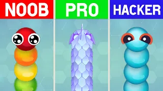 NOOB vs PRO vs HACKER In Snake.io