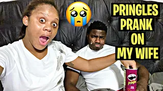 PRINGLES PRANK ON MY WIFE BACKFIRE ON HUSBAND 😂