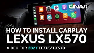 How to install APPLE CARPLAY for 2021 LEXUS LX570