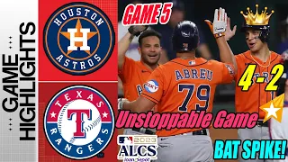 Astros vs Rangers (Innings 7+8+9) ALCS Game Highlights October 20, 2023 | MLB Postseason 2023