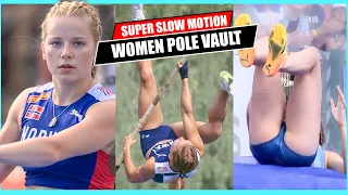 [Insane Slow-Motion Thrills]: Junior Women's Pole Vault Showdown! U23 Euro 2023 - Part 2