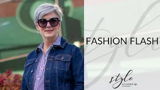 fashion flash | shirtdress for fall | style over 50