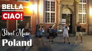 Bella Ciao | Amazing Street Performance in POLAND | The Artfam